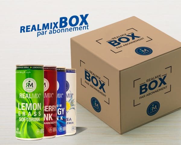 Abonnement Realmix Box - boisson naturelle cannette par abonnement