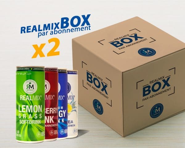Abonnement Realmix Box x2 (48 canettes / mois - saveur au choix)
