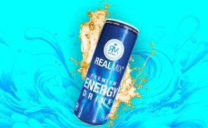 boisson énergisante bleu